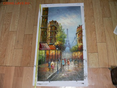 КАРТИНА холст масло "Парижский полдень"размер БОЛЕЕ ПОЛМЕТРА - P2000967.JPG