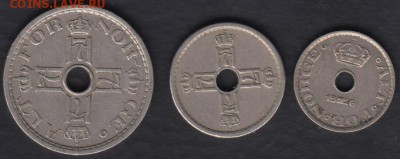 Норвегия 10, 25 и 50 эре 1926-1939 до 21.11.2014 22-00 - Норвегия 10, 25 и 50 эре р