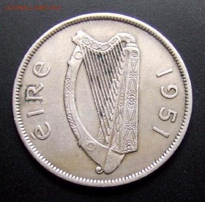 3 - Ирландия 0,5 кроны (1951) Лошадь А