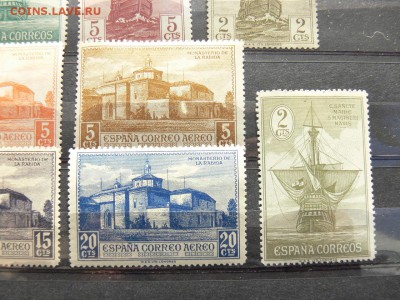 Марки ИСПАНИИ Парусники 1930 г - P2000989.JPG