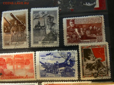 Марки СССР 40-х годов (День Танкиста, День ВВС и др) - P2000999.JPG