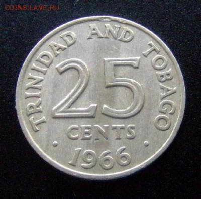 3 - Тринидад и Тобаго 25 центов (1966) Р