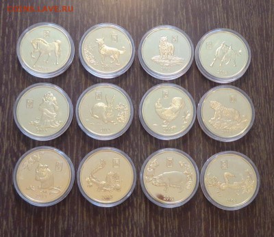 КОРЕЯ - КИТАЙСКИЙ КАЛЕНДАРЬ набор 12 шт. до 28.11, 22.00 - Корея гороскоп