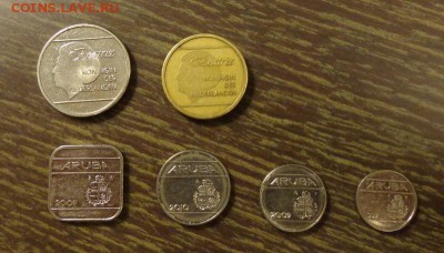 АРУБА - КВАДРАТНАЯ Набор оборотный ХОРОШИЙ 6 шт 28.11, 22.00 - аруба набор 6 шт. - 2