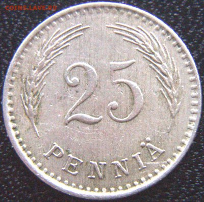 Финляндия_25 пенни 1926; до 22.11_22.32мск - 8853
