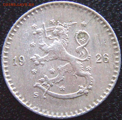 Финляндия_25 пенни 1926; до 22.11_22.32мск - 8854