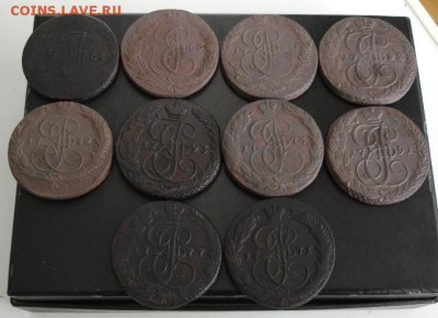 5 коп.1763-1793 года(10 шт.) до 22-00 27.11.14 года - DSC06195.JPG