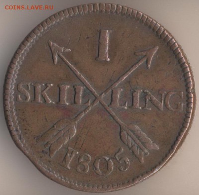 2 скиллинга 1816 г. - 151
