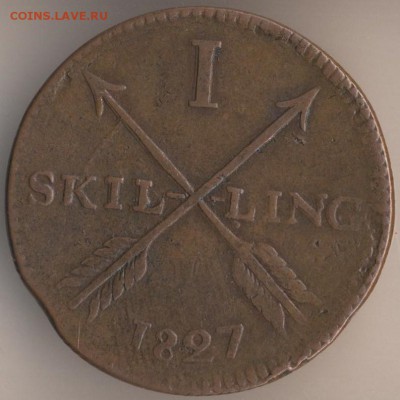 2 скиллинга 1816 г. - 167