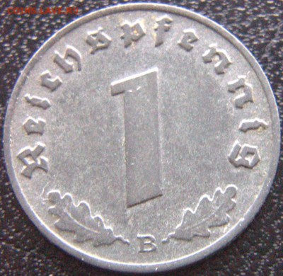 Германия (3-й Рейх)_1 рейхспфенниг 1944(В); до 23.11_22.14мс - 8931