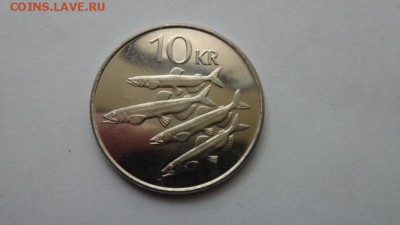 ИСЛАНДИЯ 10 крон  aUNC до 28.11.14г 22.00 мск. - 19