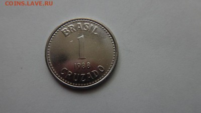 БРАЗИЛИЯ 1 крузадо aUNC до 28.11.14г 22.00 мск. - 23