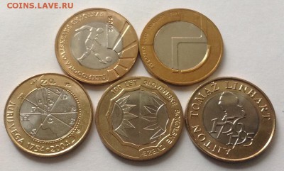 Монеты евро и других стран ЕвропыНовинка Андорра евро 2150 р - Набор 500 толаров Словения - 1