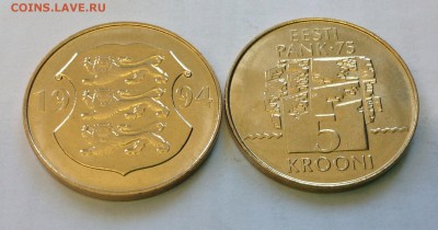 Монеты евро и других стран ЕвропыНовинка Андорра евро 2150 р - 5 крон Эстония 1994 75 лет нацбанку