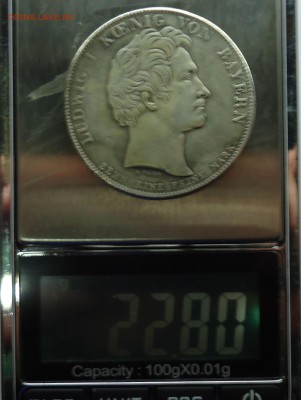 Семейный талер 1828г Бавария - талер 1828 вес