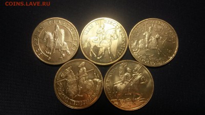 Польша Набор История польской ковалерии 5 монет - 20141123_125550