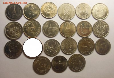 Набор монет Таиланда 1 бат (20 шт) - 1 бат 1.JPG