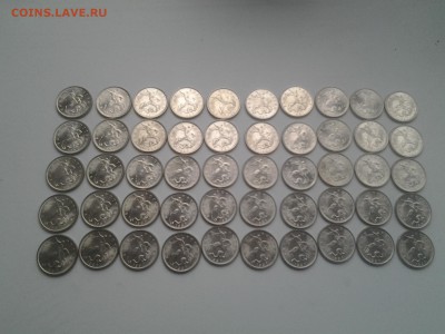5 копеек 1997 м  UNC без обращения 100 монет - 20141117_094336