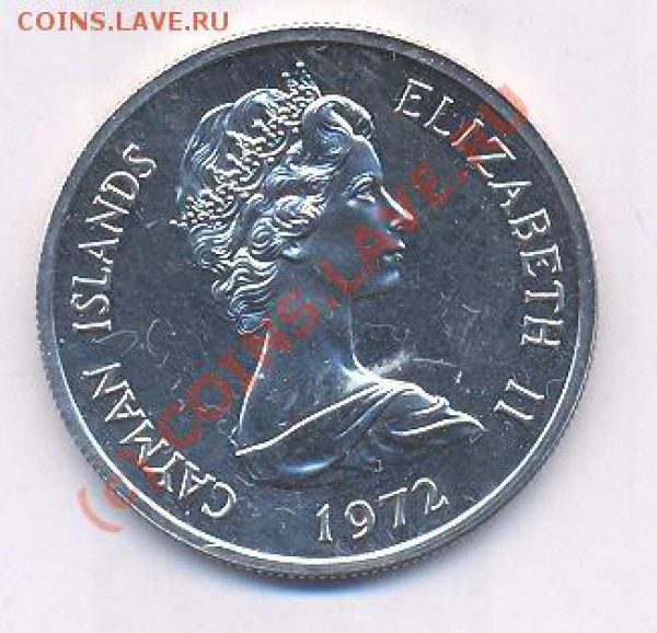 Кайманы 1 доллар.  1972 г. До 6.05.10.  21-00 МСК. - 1111