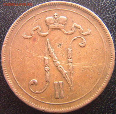 Царская Финляндия_10 пенни 1916; до 25.11_22.20мск - 8999