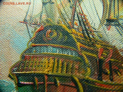 КАРТИНА холст масло "МОРСКОЙ БОЙ. ПАРУСНИКИ" - P2010673.JPG