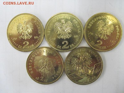 2 злотых Памятные монеты Польши 5 шт. до 30.11.14 - Изображение23 110