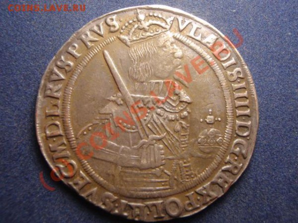Талер Король Владислав IV 1637 г - P4211312.JPG