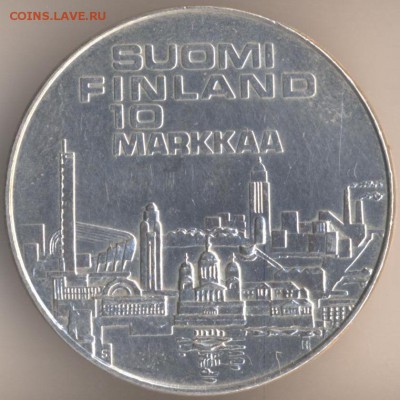 10 финских марки 1971 года оценка - 33