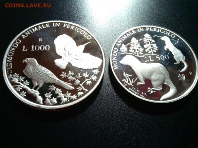 Набор Сан Марино, 500 и 1000 лир 1993г., до 30.11.14г. - IMG_20141030_210721