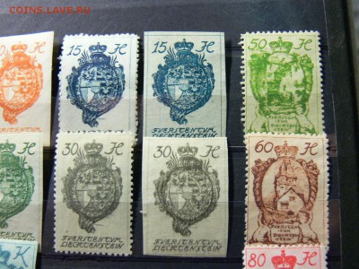 Марки Лихтенштейна 1920 год. РАЗНОВИДЫ. Большой лот. 28.11. - P2020059.JPG