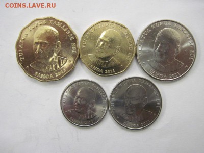 Западная Самоа набор монет 5 шт. до 01.12.14 - Изображение23 093