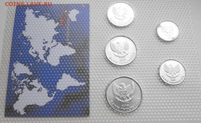 Набор Индонезии в блистере 5шт. UNC - DSCN2865