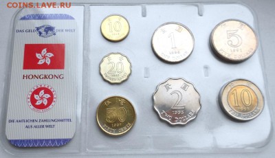 Набор Гонконг в блистере 7шт. UNC - DSCN2866