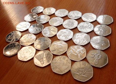 Набор Олимпиада Лондон 2012 50p пенсов - DSCN2166.JPG