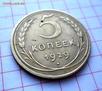 5 копеек 1929 г _______________до 30.11.14 г 23:00 по Москве - P1250919.JPG