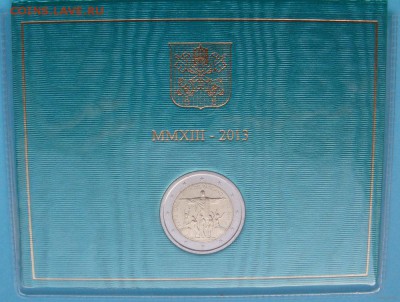 ВАТИКАН 2 евро Фестиваль молодежи РИО 2013 05.12.14.21.00мск - 5011327487_0
