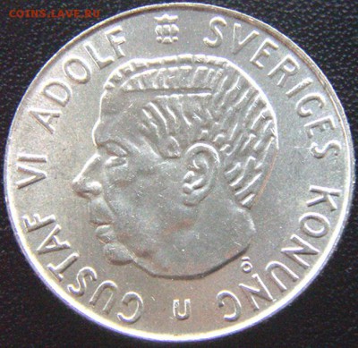 Отличная шведская серебряная крона 1965; до 28.11_22.34мск - 8787