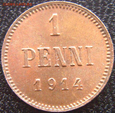 Царская Финляндия_отличный пенни 1914; до 28.11_22.42мск - 9004