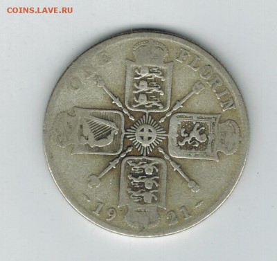 Великобритания  флорин 1921 до 01.12.2014   22-00 - 1 2