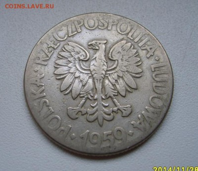 ПОЛЬША,10 злотых 1959г(Костюшко)!до 30.11.2014 - S6002789.JPG
