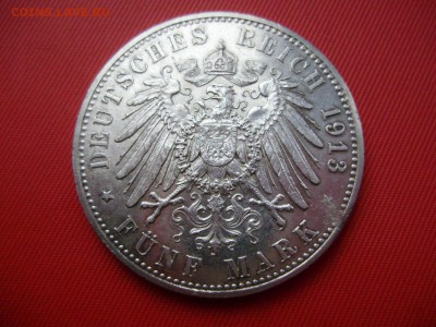 5 марок 1913. Пруссия. С дефектом. до 03.12  22-10 МСК - PB180008.JPG