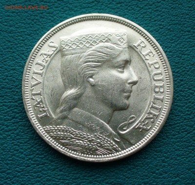 Латвия 5 лат 1929г. aUNC, до 30.11.14г. 22-30 мск. - P1110701.JPG