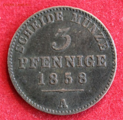 Шварцбург-Зондерхаузен 3 пфеннига 1858. до 5.12.14г. в 22-00 - IMG_2722.JPG