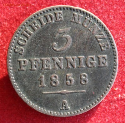 Шварцбург-Зондерхаузен 3 пфеннига 1858. до 5.12.14г. в 22-00 - IMG_2805.JPG