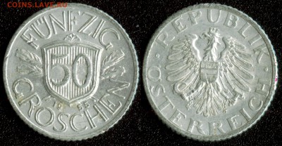 Австрия 50 грошей 1955 до 22:00мск 05.12.14 - Австрия 50 грошей 1955