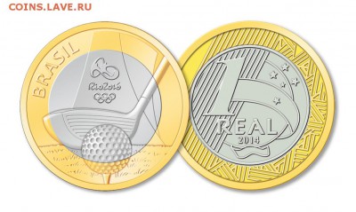 Биметаллические монеты Мира_новинки - 4-Golfe