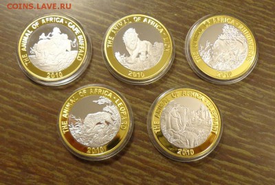 КОРЕЯ - наб. ЖИВОТНЫЕ (большая пятерка) 5 шт. БМ 5.12, 22.00 - Корея - Большая пятерка БИМ