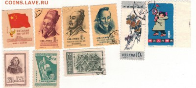 МАРКИ КИТАЯ (9ШТ) ЛОТ 6 ДО 04.12.14 В 22.00МСК (А440) - 2-6
