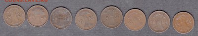 Германия 1пф 8шт погодовка - 1п45_0001