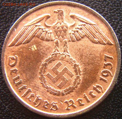 Германия (3-й Рейх)_2 рейхспфеннига 1937(А); до 30.11_22.06м - 8672